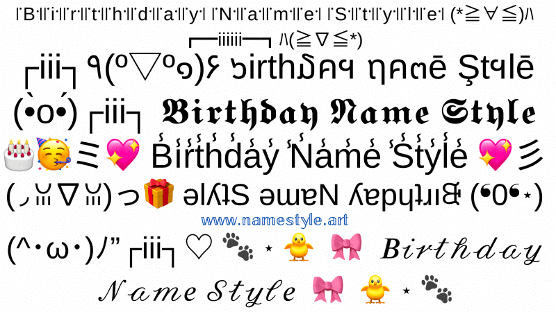 Birthday Name Style birthday-name-style